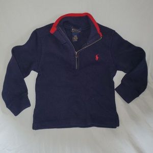 3/3T Polo Ralph Lauren Pullover navy blue red kids